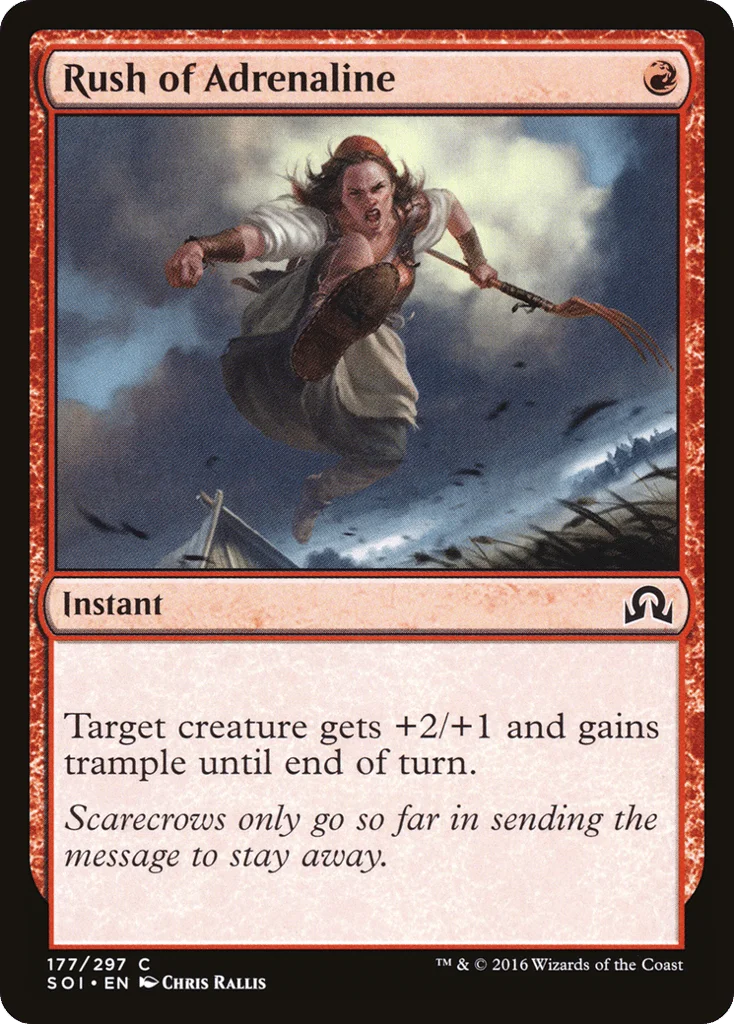 Rush of Adrenaline · Shadows over Innistrad