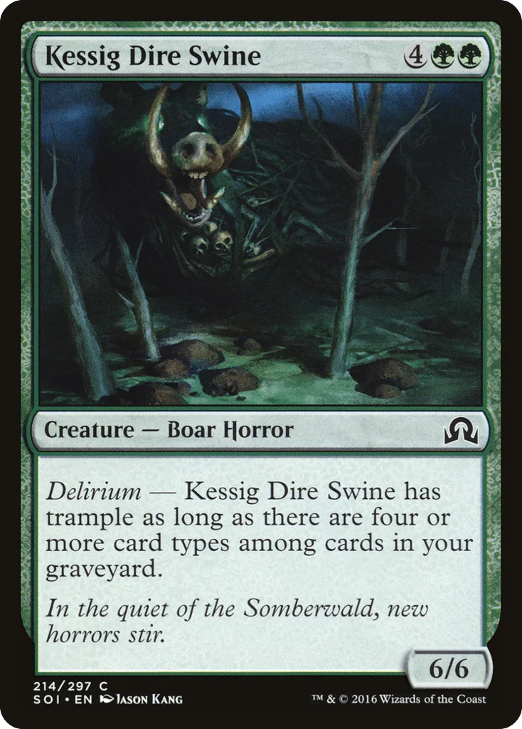 Kessig Dire Swine · Shadows over Innistrad