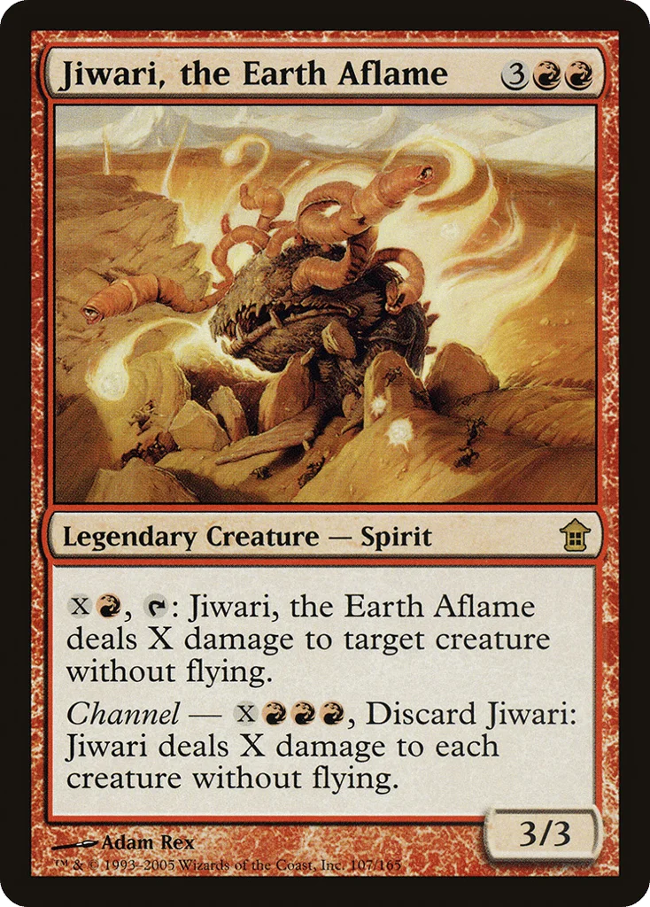 Jiwari, the Earth Aflame · Saviors of Kamigawa