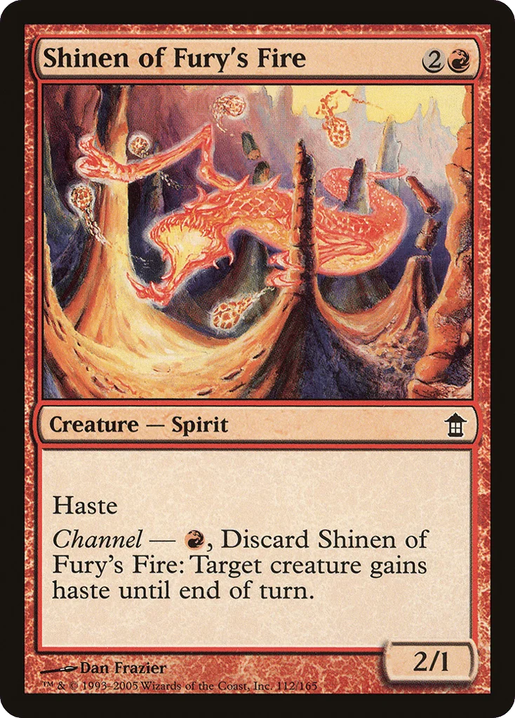 Shinen of Fury's Fire · Saviors of Kamigawa