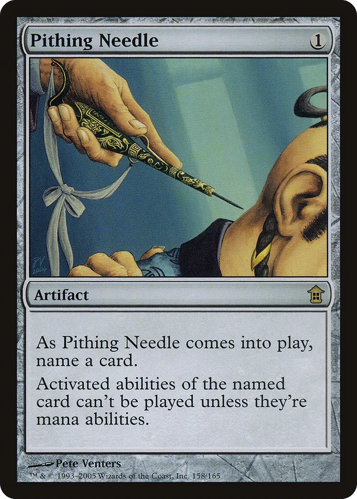 Pithing Needle · Saviors of Kamigawa