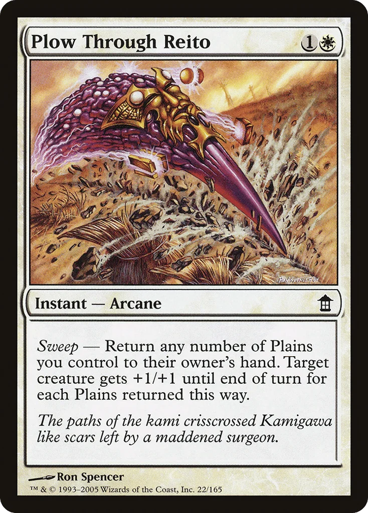 Plow Through Reito · Saviors of Kamigawa