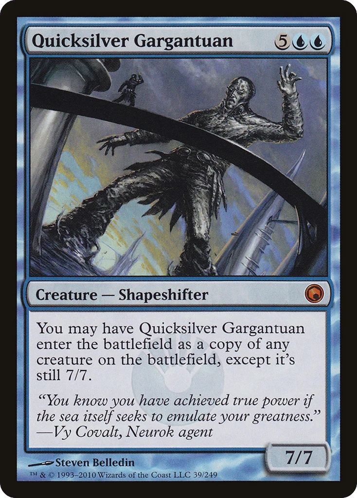 Quicksilver Gargantuan · Scars of Mirrodin