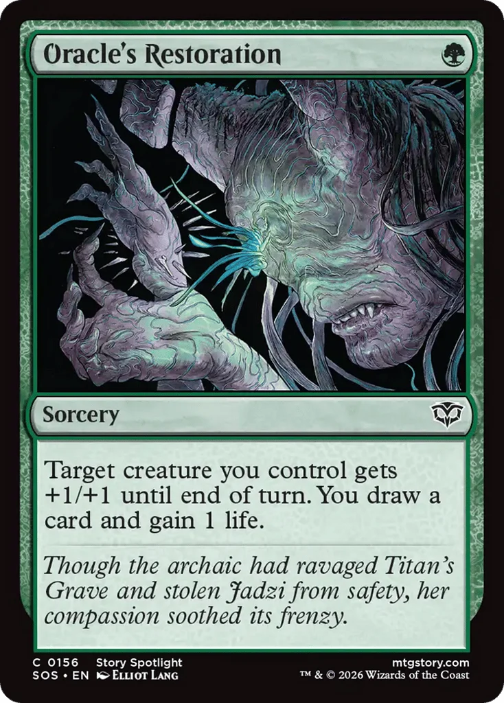 Oracle's Restoration · Secrets of Strixhaven