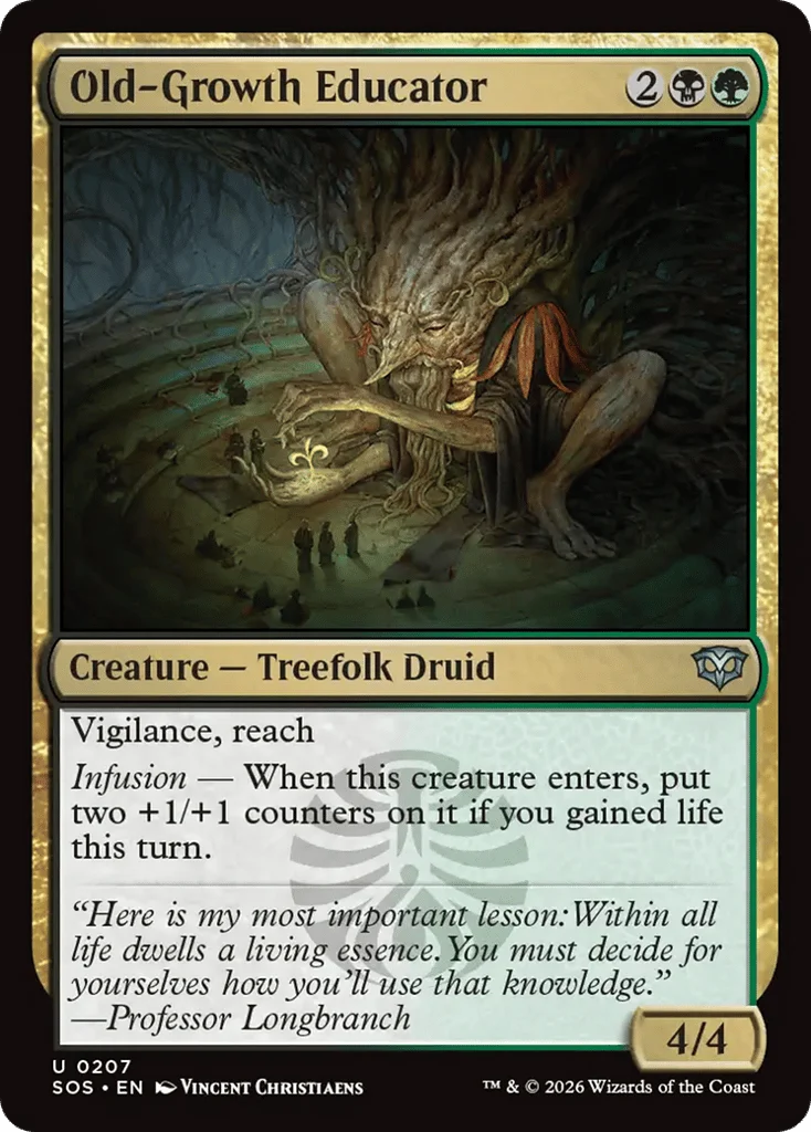 Old-Growth Educator · Secrets of Strixhaven