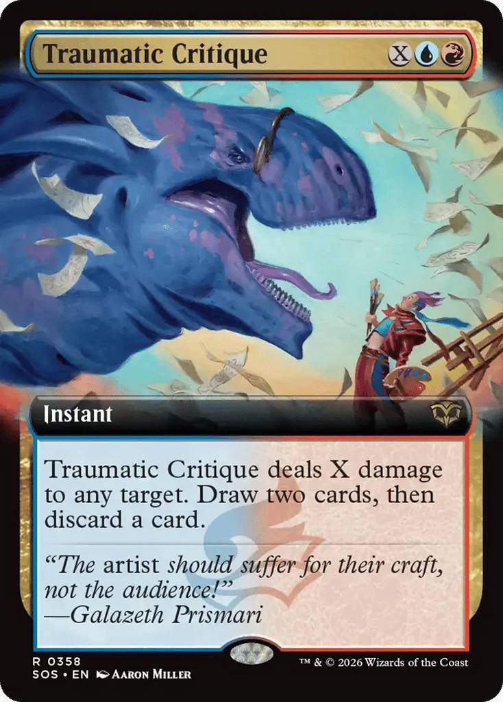 Traumatic Critique · Secrets of Strixhaven