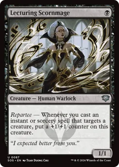 Lecturing Scornmage