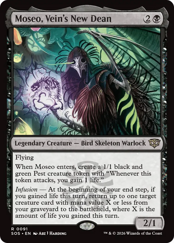 Moseo, Vein's New Dean · Secrets of Strixhaven