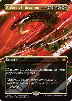 Ruinous Ultimatum