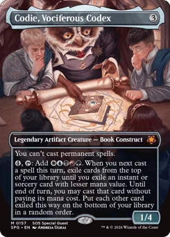Codie, Vociferous Codex