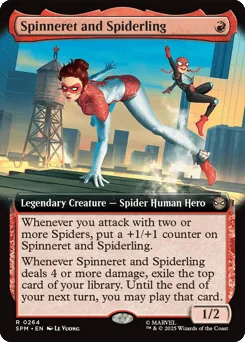 Spinneret and Spiderling