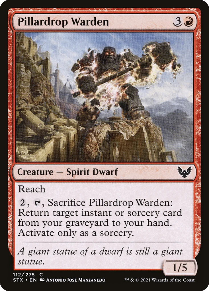 Pillardrop Warden · Strixhaven: School of Mages