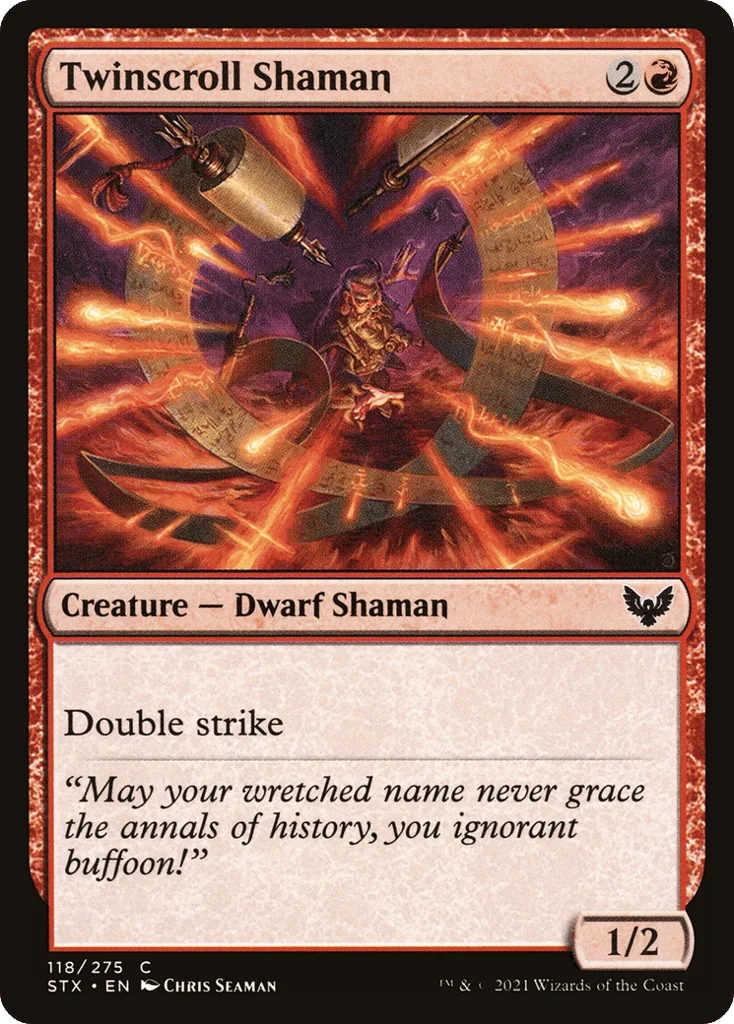 Twinscroll Shaman · Strixhaven: School of Mages