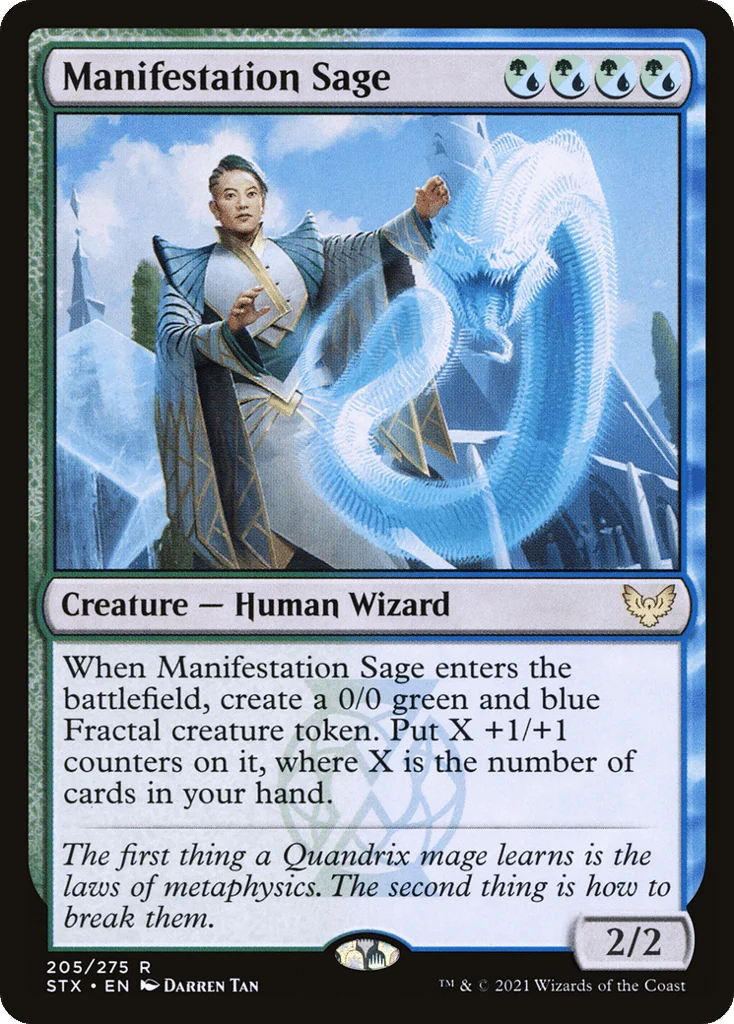 Manifestation Sage · Strixhaven: School of Mages