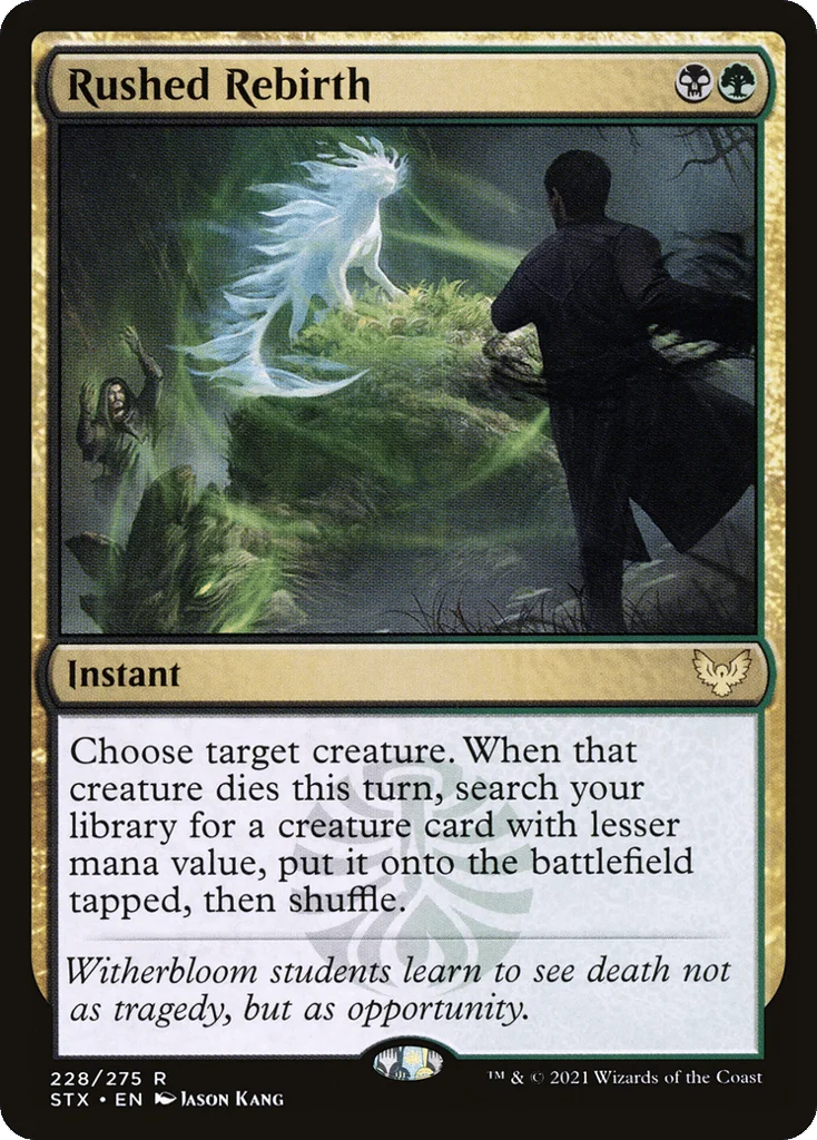 Rushed Rebirth · Strixhaven: School of Mages