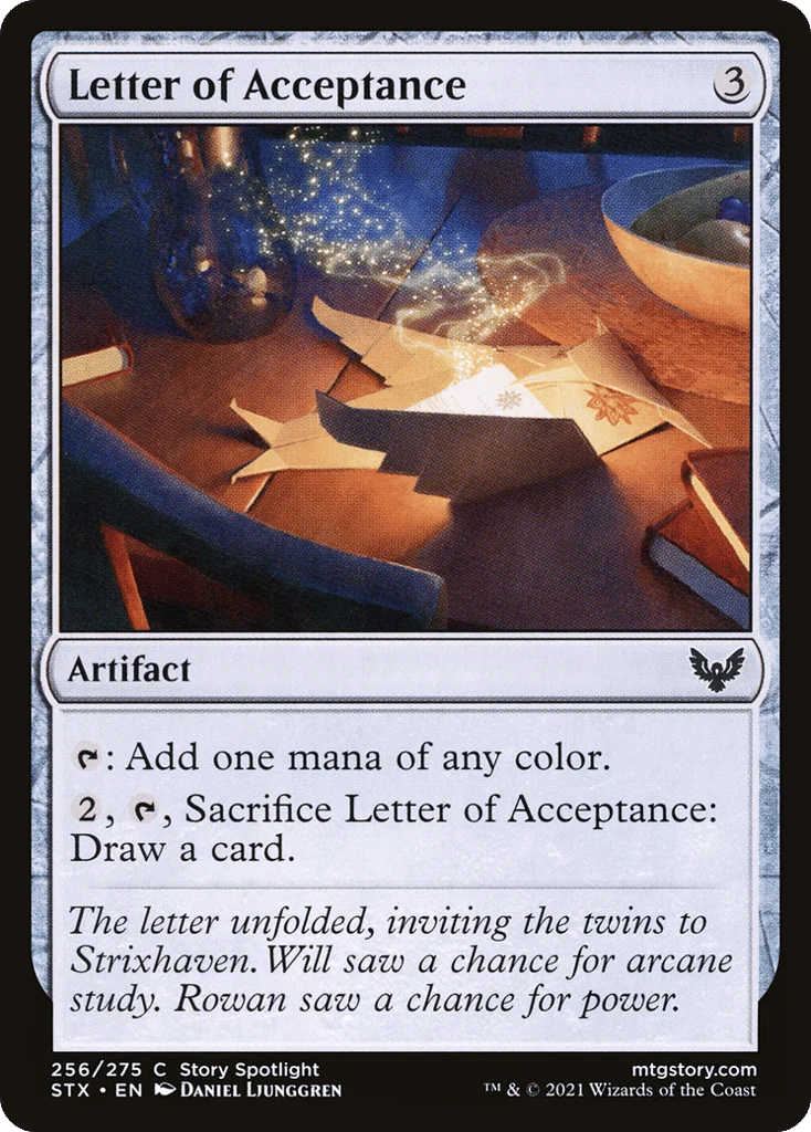 Letter of Acceptance · Strixhaven: School of Mages