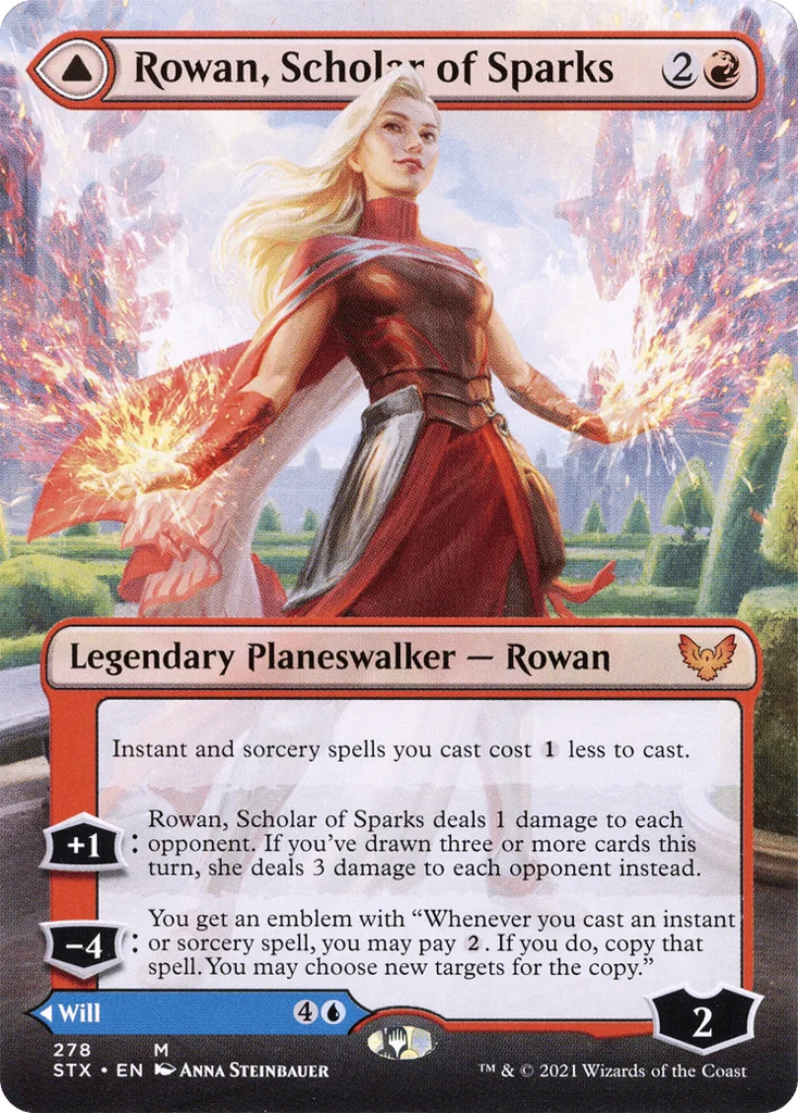 Rowan, Scholar of Sparks // Will, Scholar of Frost · Strixhaven: School of Mages
