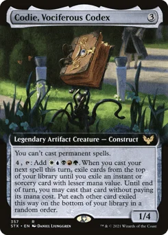 Codie, Vociferous Codex