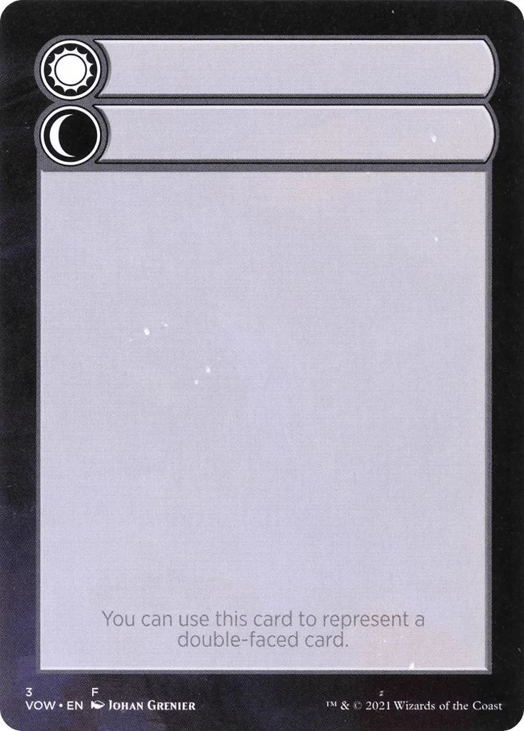 Double-Faced Substitute Card · Innistrad: Crimson Vow Substitute Cards