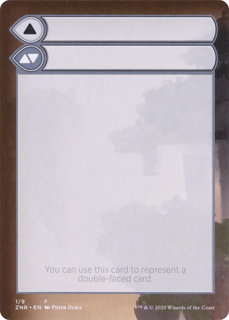 Double-Faced Substitute Card · Zendikar Rising Substitute Cards