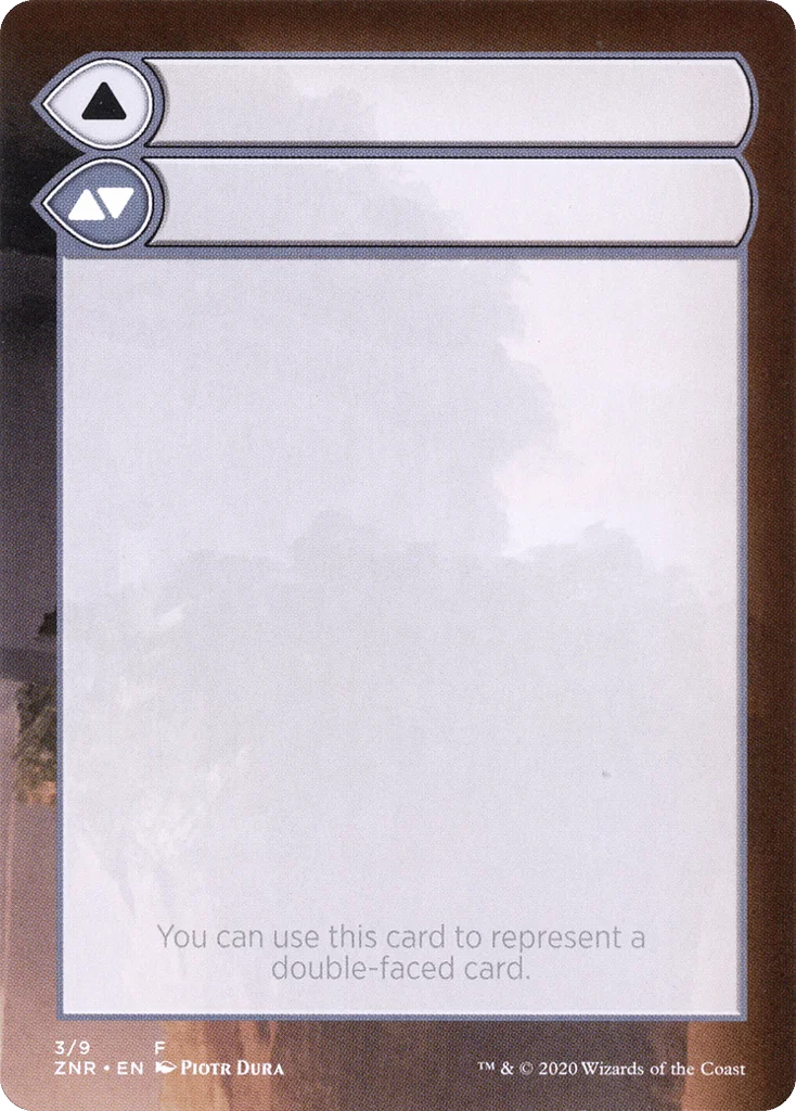 Double-Faced Substitute Card · Zendikar Rising Substitute Cards