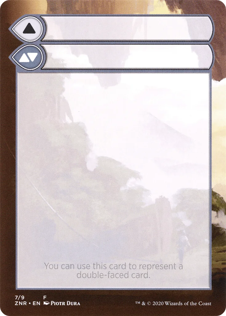 Double-Faced Substitute Card · Zendikar Rising Substitute Cards