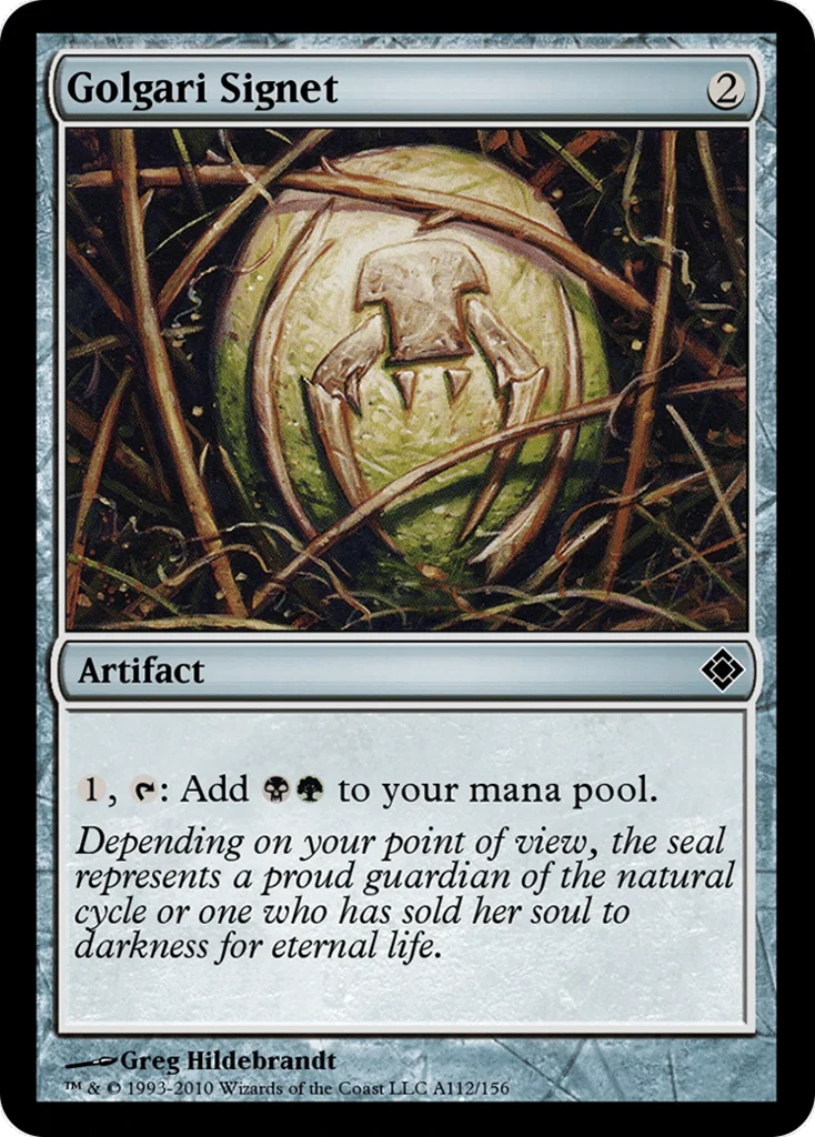Golgari Signet · Magic Online Theme Decks