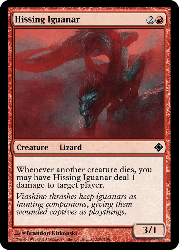Hissing Iguanar · Magic Online Theme Decks