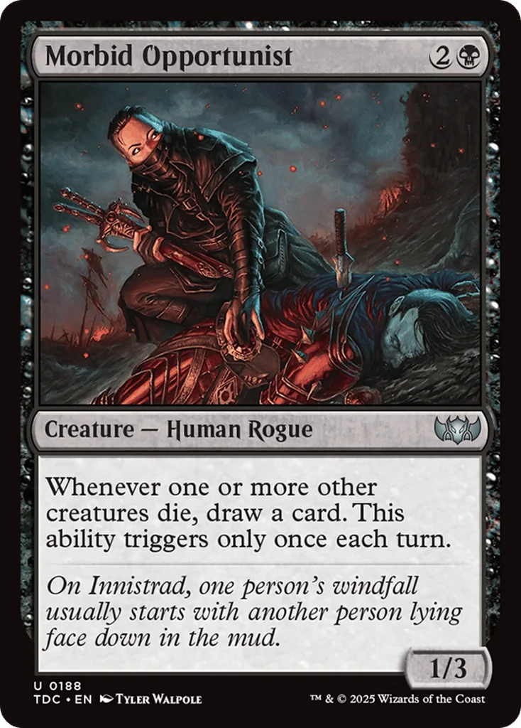 Morbid Opportunist · Tarkir: Dragonstorm Commander