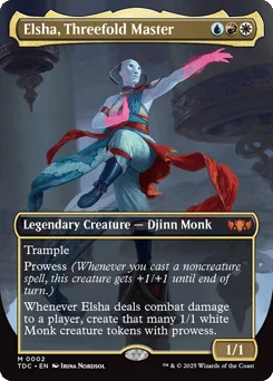 Elsha, Threefold Master