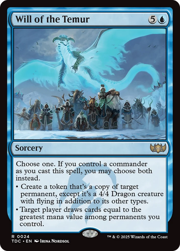 Will of the Temur · Tarkir: Dragonstorm Commander