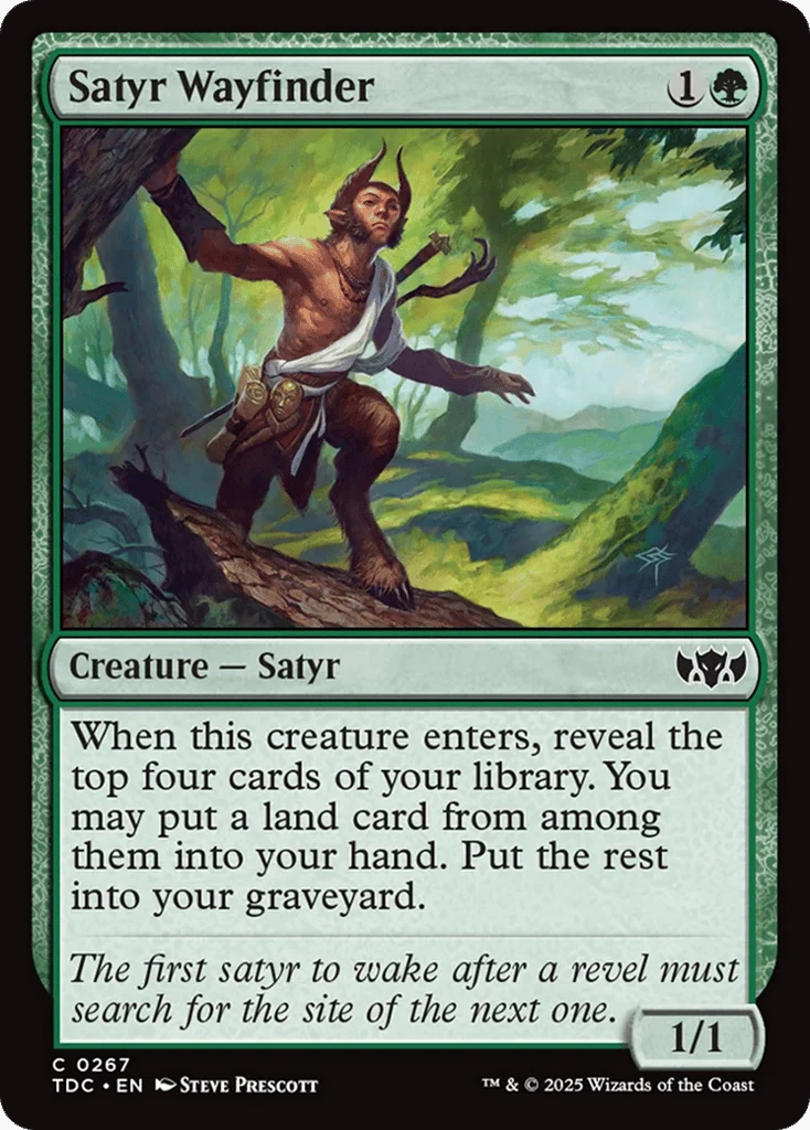 Satyr Wayfinder · Tarkir: Dragonstorm Commander