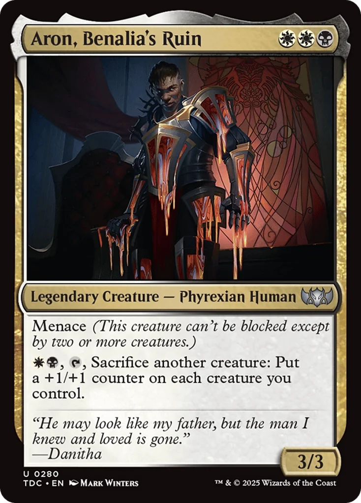 Aron, Benalia's Ruin · Tarkir: Dragonstorm Commander