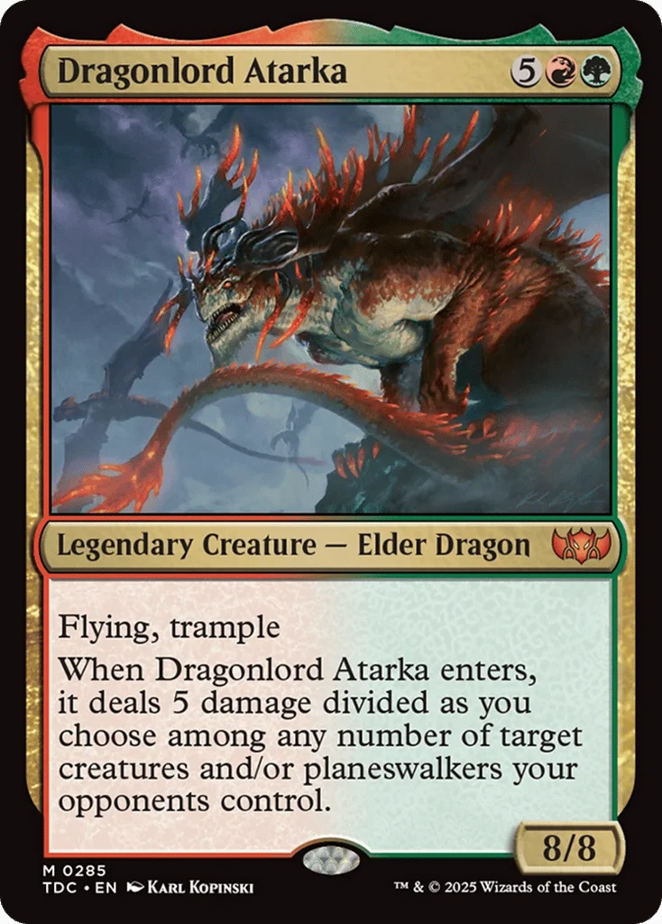 Dragonlord Atarka · Tarkir: Dragonstorm Commander