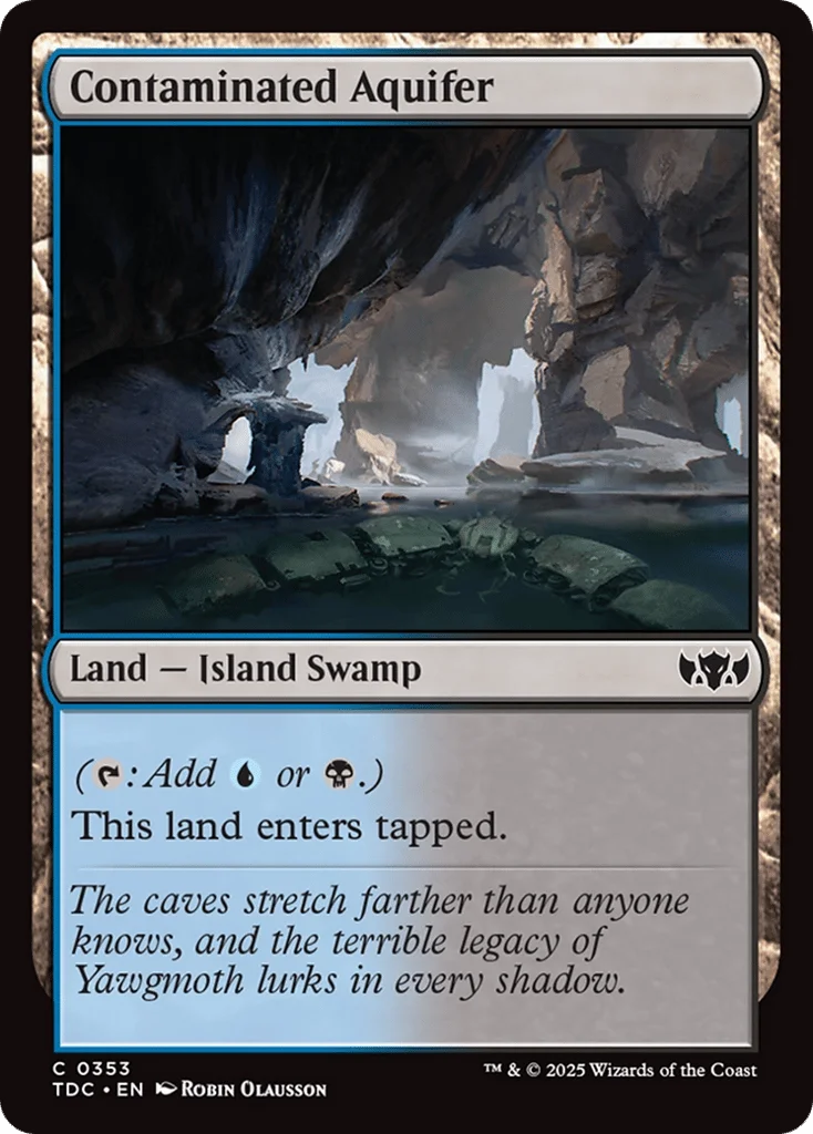Contaminated Aquifer · Tarkir: Dragonstorm Commander