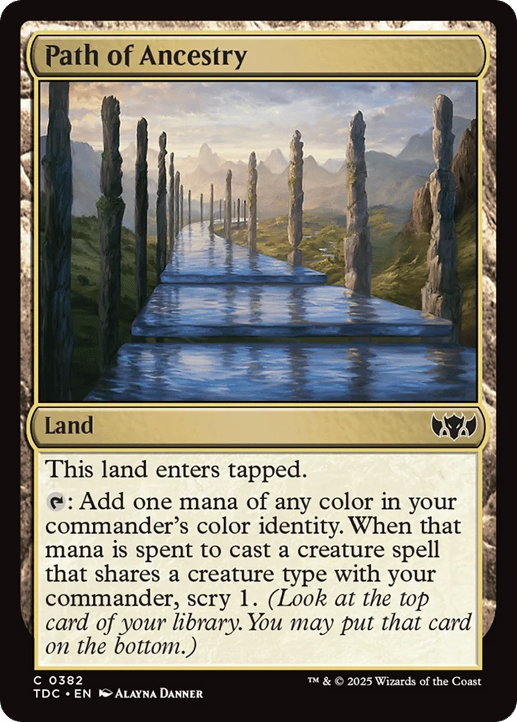 Path of Ancestry · Tarkir: Dragonstorm Commander