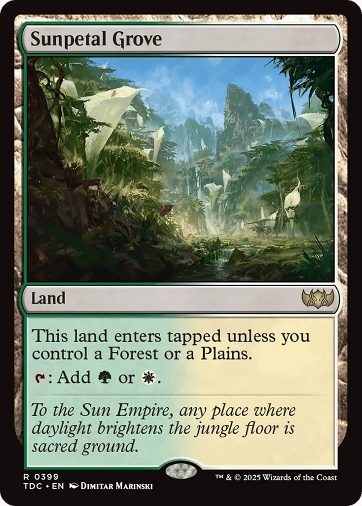 Sunpetal Grove · Tarkir: Dragonstorm Commander