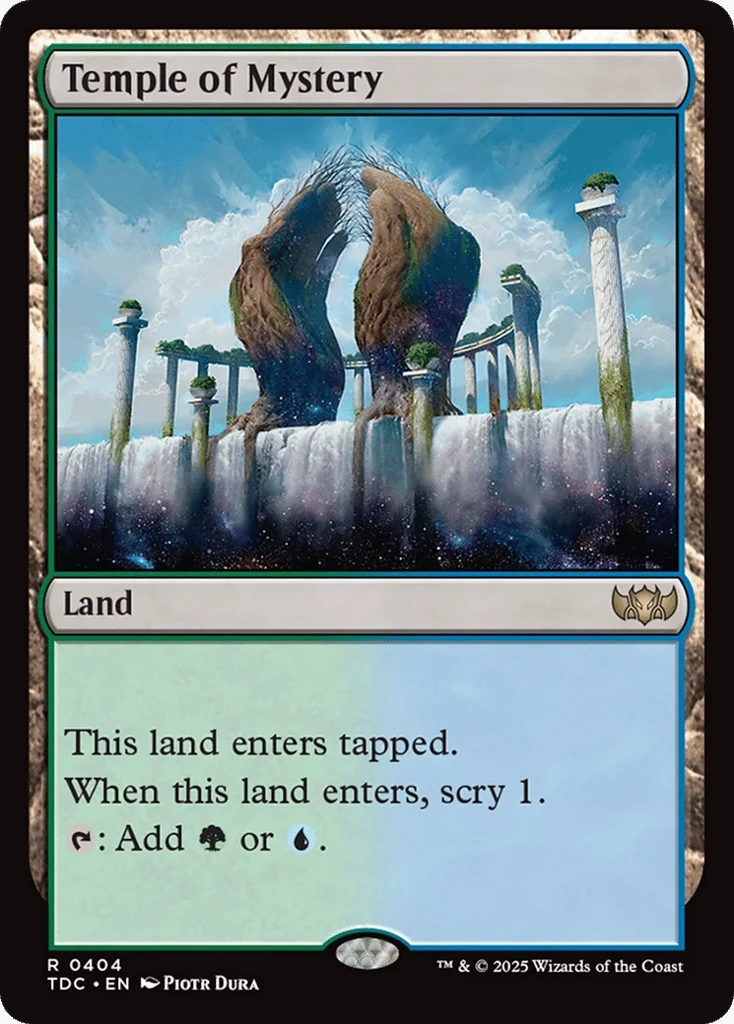 Temple of Mystery · Tarkir: Dragonstorm Commander