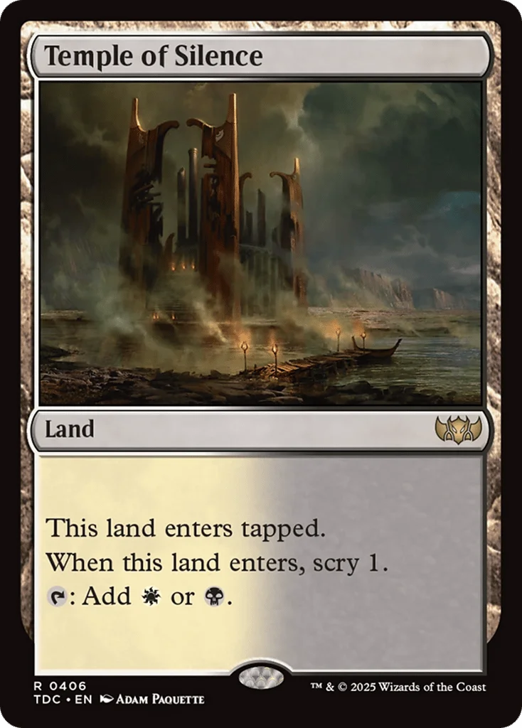 Temple of Silence · Tarkir: Dragonstorm Commander