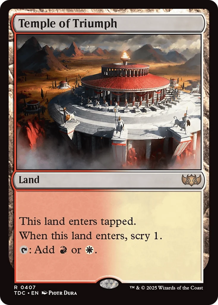 Temple of Triumph · Tarkir: Dragonstorm Commander