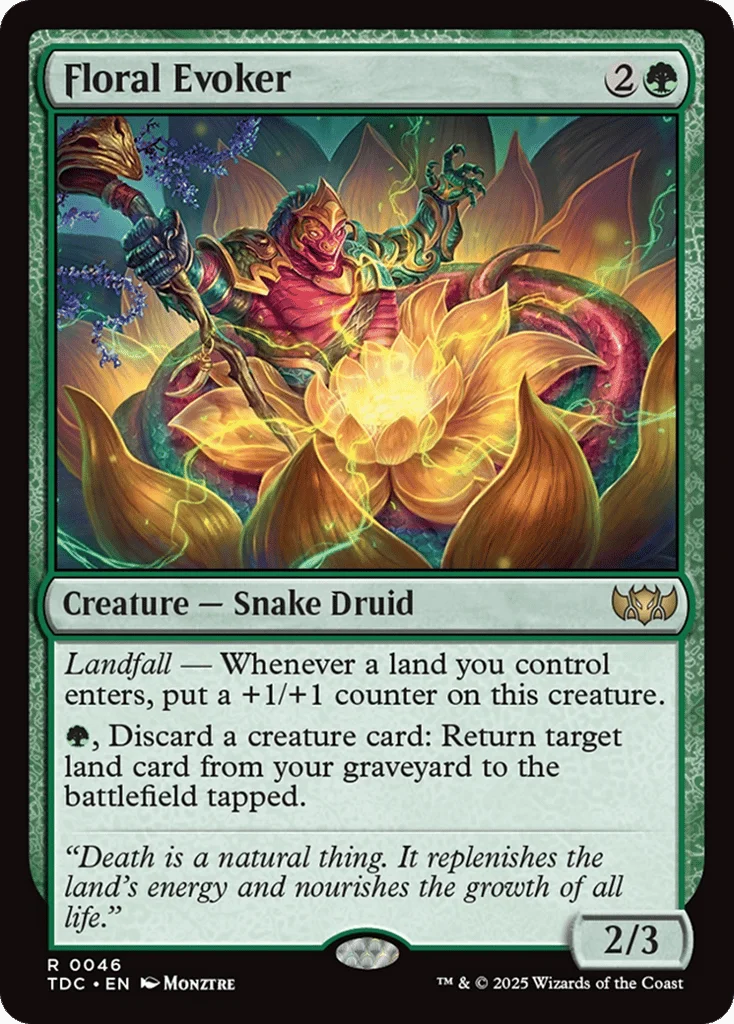 Floral Evoker · Tarkir: Dragonstorm Commander