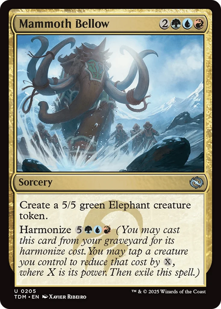 Mammoth Bellow · Tarkir: Dragonstorm