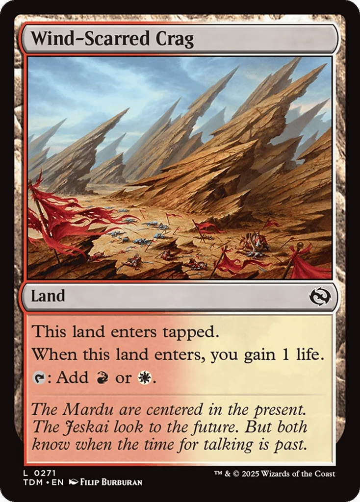 Wind-Scarred Crag · Tarkir: Dragonstorm
