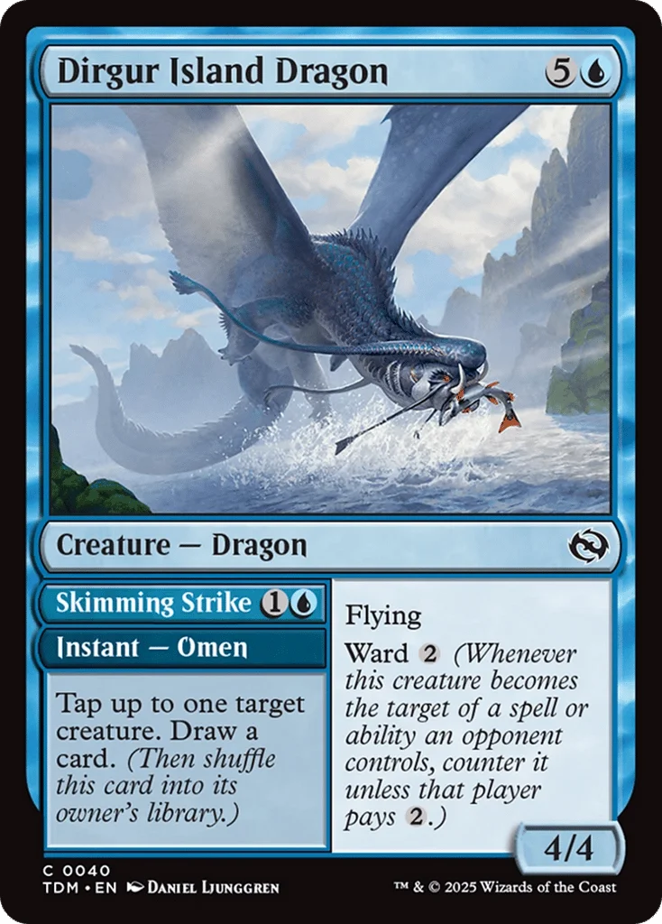 Dirgur Island Dragon // Skimming Strike · Tarkir: Dragonstorm
