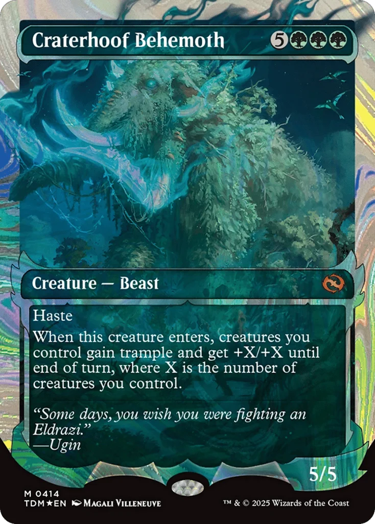 Craterhoof Behemoth · Tarkir: Dragonstorm