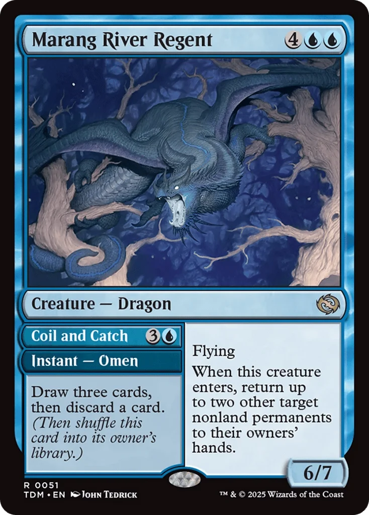 Marang River Regent // Coil and Catch · Tarkir: Dragonstorm