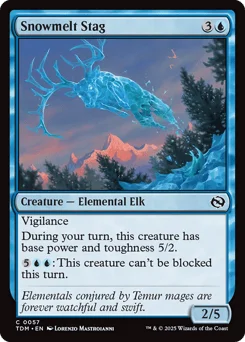 Snowmelt Stag
