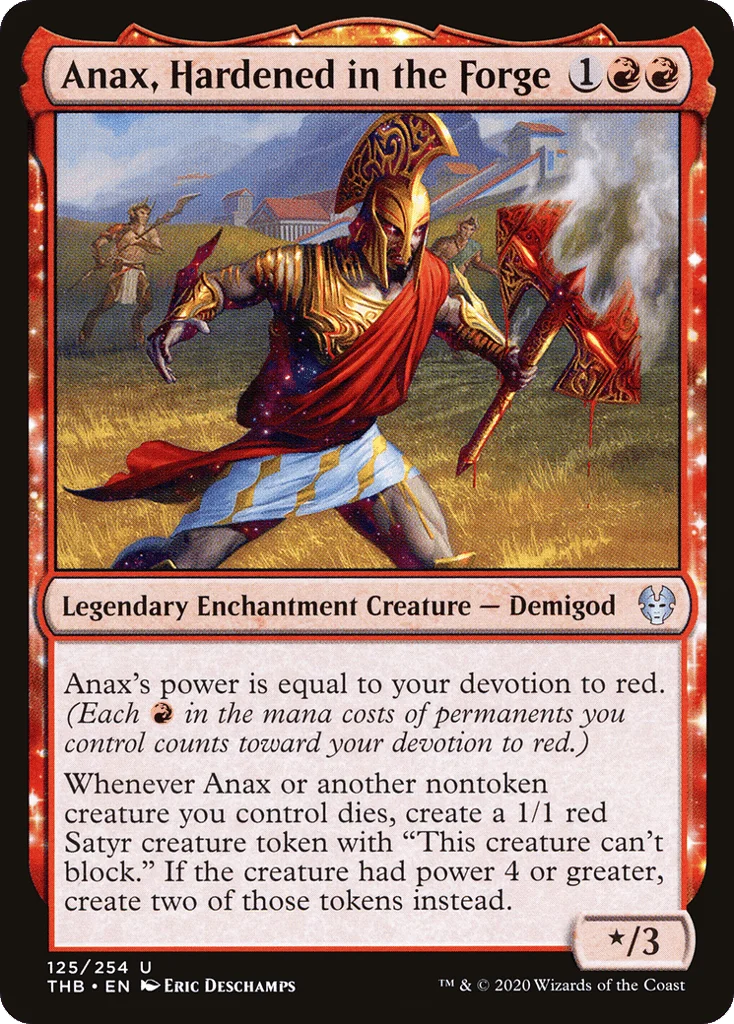 Anax, Hardened in the Forge · Theros Beyond Death