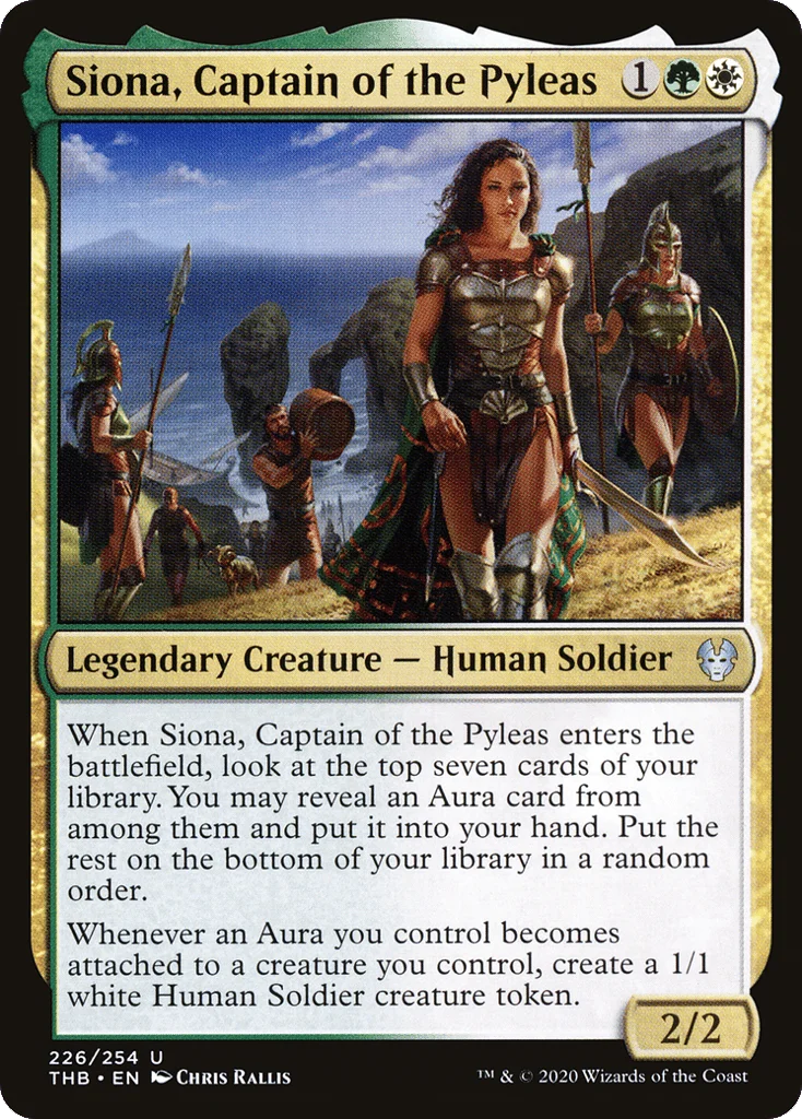 Siona, Captain of the Pyleas · Theros Beyond Death