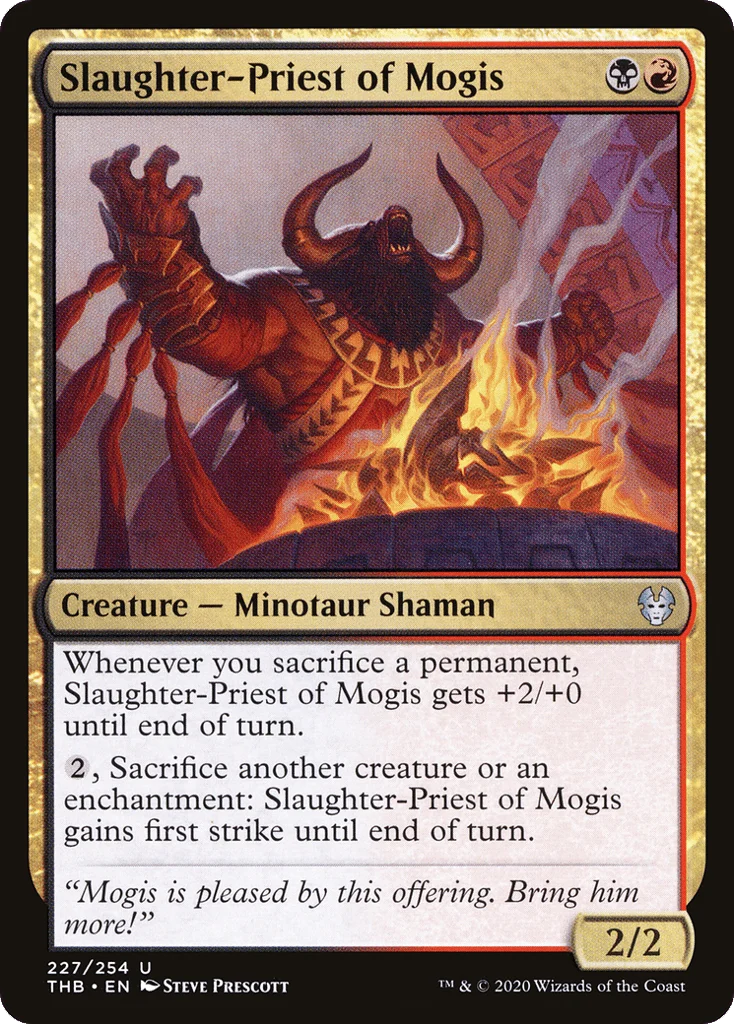Slaughter-Priest of Mogis · Theros Beyond Death